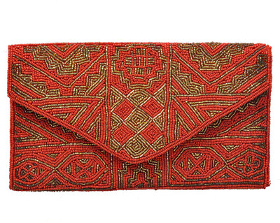 

Duchess Party Orange Clutch