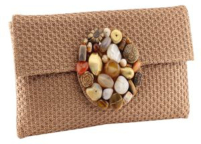 

Sunbeams Party Gold Clutch