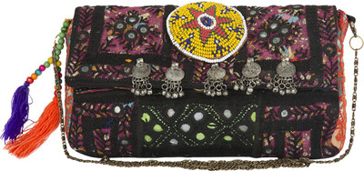 

The Indian Handicraft Store Party Multicolor Clutch