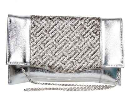 

Reedra Party Silver Clutch