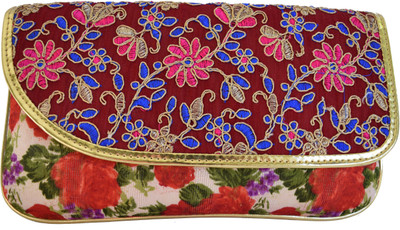

Mahadev Exports Casual Maroon Clutch