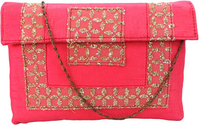 

Bhamini Party Pink Clutch