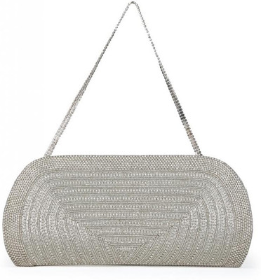 

Oleva Party Silver Clutch