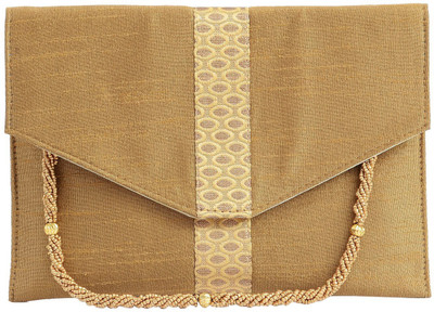 

Bagaholics Party Gold Clutch