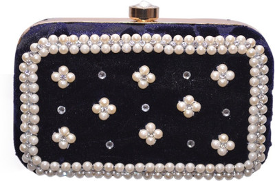 

Grace Diva Party Blue Clutch