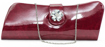 

Vermello Casual Red Clutch