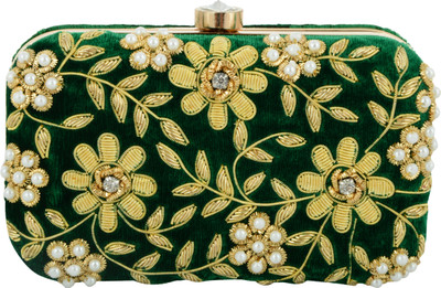 

Tooba Handicraft Party Multicolor Clutch