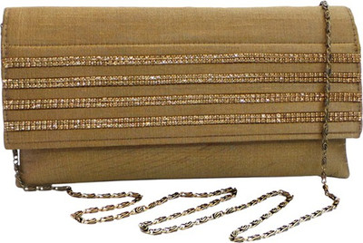 

Bhamini Party Gold Clutch