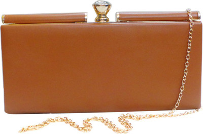 

Bhamini Party Brown Clutch
