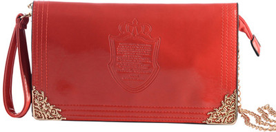 

Young & Forever Casual Red Clutch