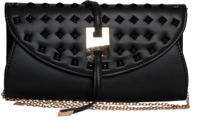 

Reedra Party Black Clutch