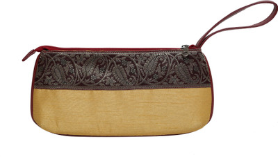 

Anekaant Casual Yellow Clutch