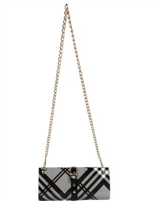 

Frosty Fashion Casual Black, Grey Clutch