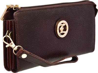 

JFL-Jewellery For Less Casual Brown Clutch