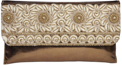 

Deepsum Party Beige Clutch