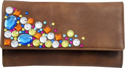 

Krivi Casual Brown Clutch