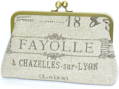 

Saint Pure Formal Khaki Clutch