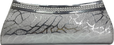 

X-WELL Party Silver Clutch