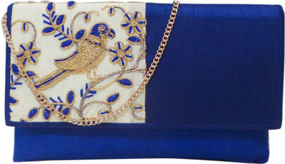 

Bhamini Party Blue Clutch