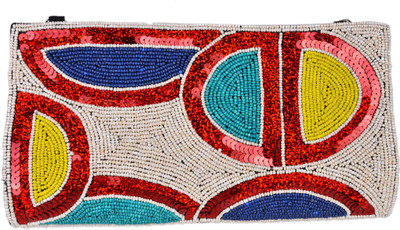 

navya bags Party Multicolor Clutch