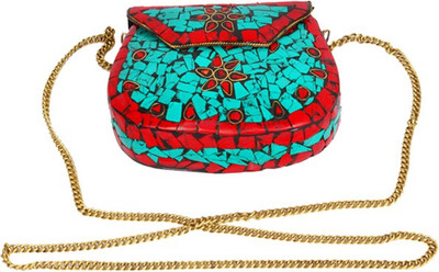 

Purpledip Party Multicolor Clutch