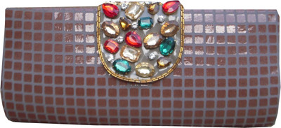 Spice Art Party Brown Clutch