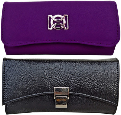

Purseonality Casual Purple, Black, Blue Clutch, Black;blue;purple