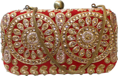 

Bhamini Party Red Clutch