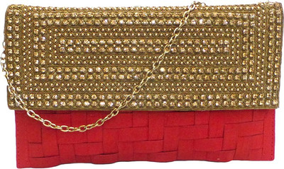 

Bhamini Party Red Clutch