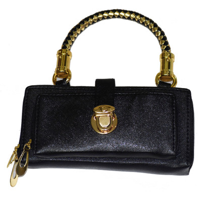 

Groovy Casual Black Clutch