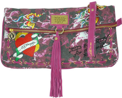 

Ed Hardy Casual Pink Clutch