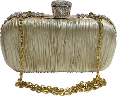 

Arisha Kreation Co Party Gold Clutch