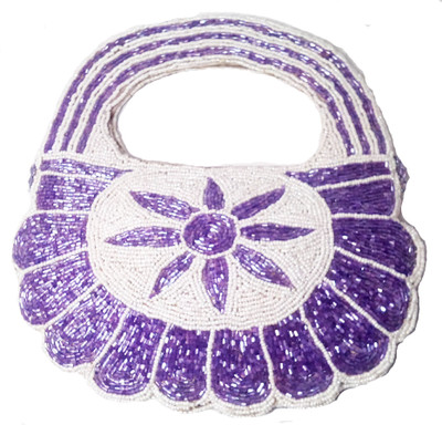 

Craft Benaras Party Purple Clutch