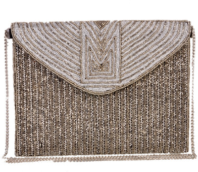 

Diwaah Casual Silver Clutch