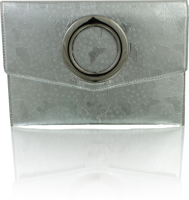

Zeppar Casual Silver Clutch