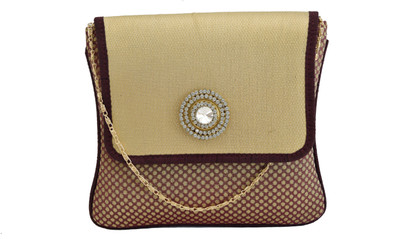 

Mahadev Exports Casual Brown Clutch