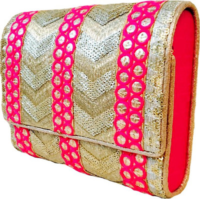 

Craftbazaar Party Multicolor Clutch