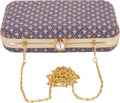 

Arisha kreation Co Party Blue Clutch