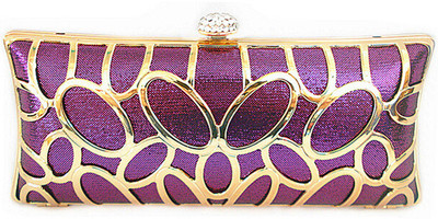 

Glamora Party Purple Clutch