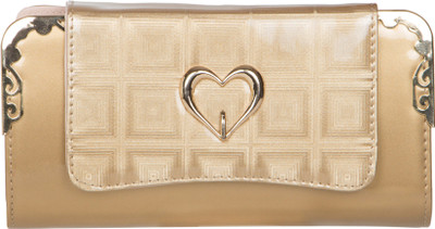 

Fashion Leather Party Gold Clutch