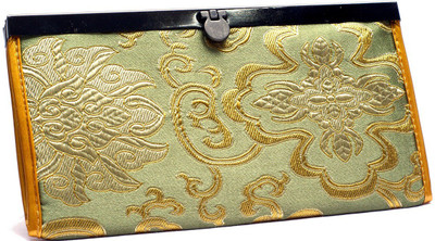

Apex Party Green, Gold Clutch, Gold;green