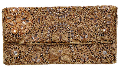 

Diwaah Party Brown Clutch