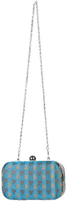 

I Village Casual, Formal, Party Blue Clutch