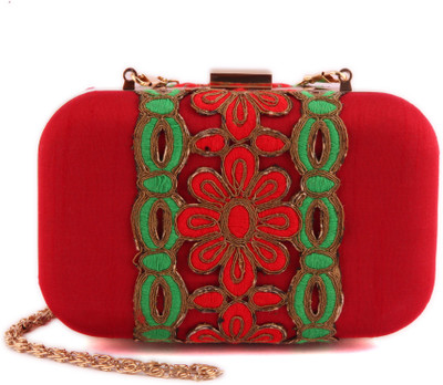 

The Purple Sack Party Red Clutch