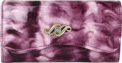 

Brazeal studio Casual Purple, White Clutch