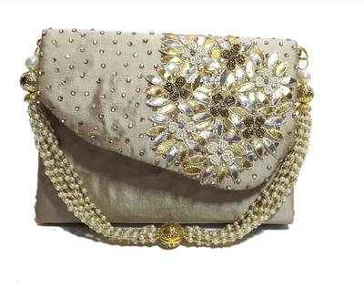 

Arisha Kreation Co Party Gold Clutch