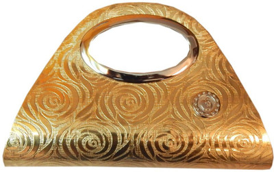 

Navaksha Party Gold Clutch