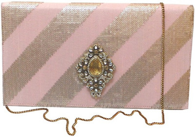 

Bhamini Party Pink Clutch