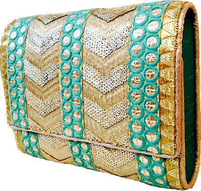 

Craftbazaar Party Multicolor Clutch