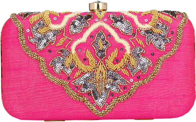 

PASHAN KALA Formal Pink Clutch